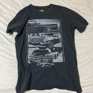 Hollister California car graphic t-shirt